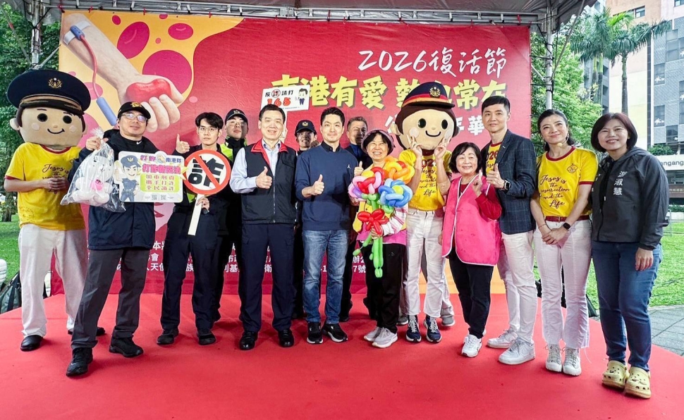 Q版警娃「熱血傳愛」！南港眾教會藝起發聲宣導「識詐」！