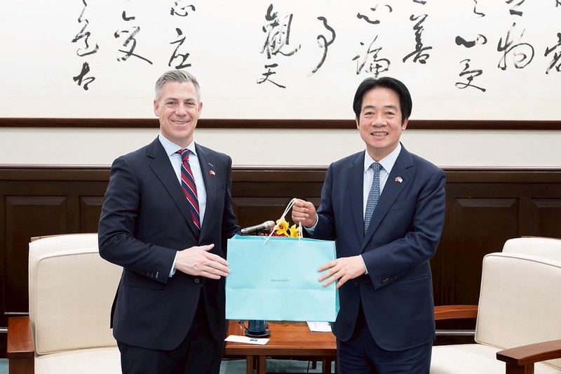 總統接見美國聯邦參議員　盼以實力確保和平　與理念相近國家並肩打造安全繁榮的未來