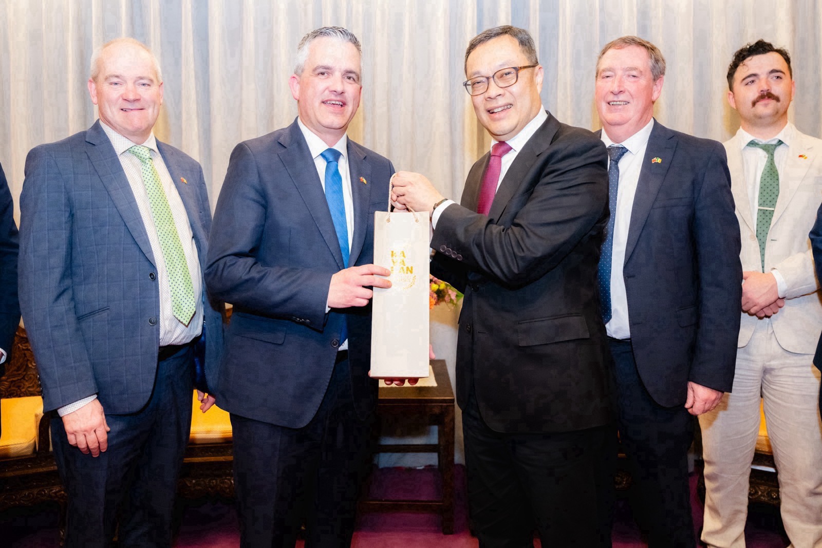 外交部政務次長陳明祺午宴歡迎愛爾蘭跨黨派國會議員訪問團