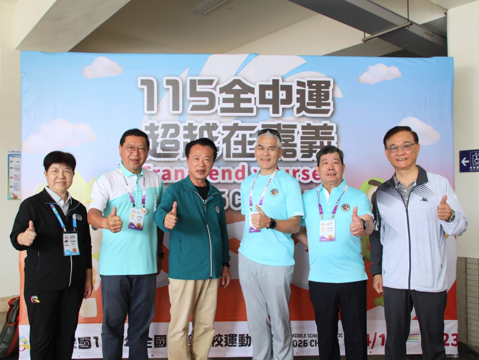 翁章梁赴全中運團本部勉勵22縣市代表隊