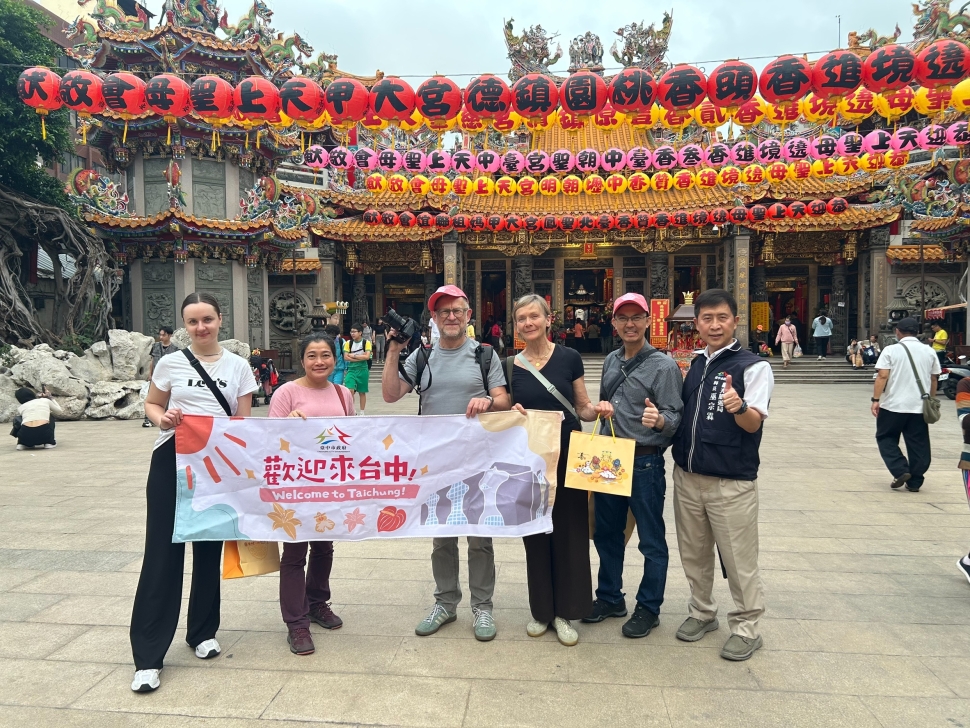 「三月瘋媽祖」席捲國際！中市府邀德媒、旅遊業隨行大甲媽順遊中台灣