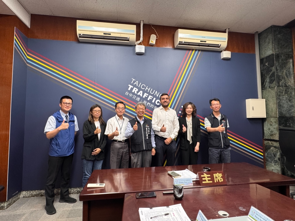 法國在台協會偕法國交通業界參訪中市智慧交通結果 深化停車管理交流契機