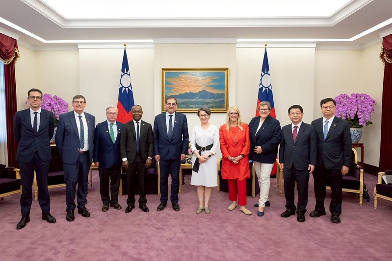 副總統接見法國參議院訪團　感謝長期支持並盼持續深化臺法關係