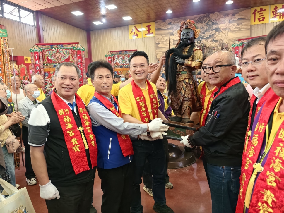 福海宮輔信王公來台176週年　蘇俊賓：持續守護傳承百年民俗文化資產