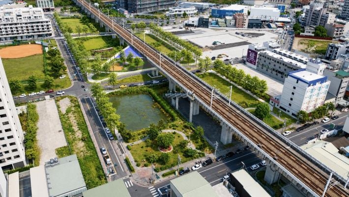黃偉哲推動新市乾式滯洪池景觀再造 打造兼具防洪與休憩特色新地標