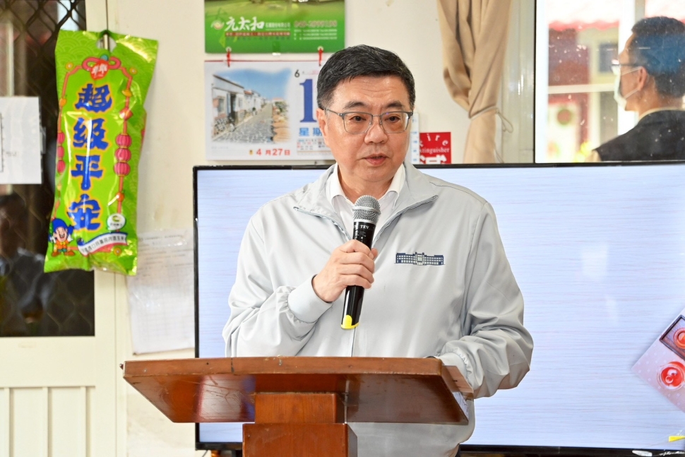 卓揆訪視南投綜合長照機構　推動在地老化、健康老化