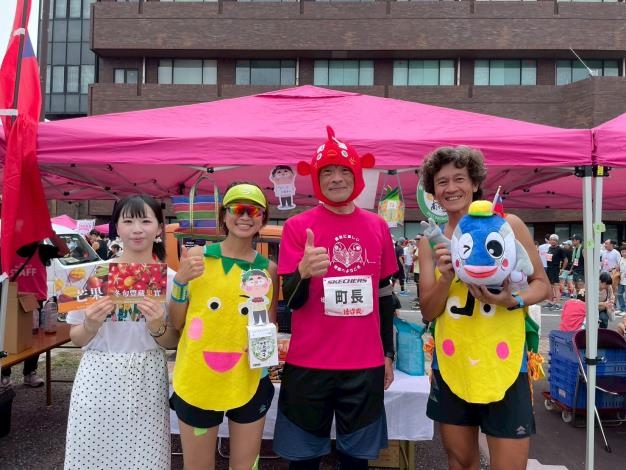 臺南農漁特產再登日本伊豆稻取KINME馬拉松　推動農業外交