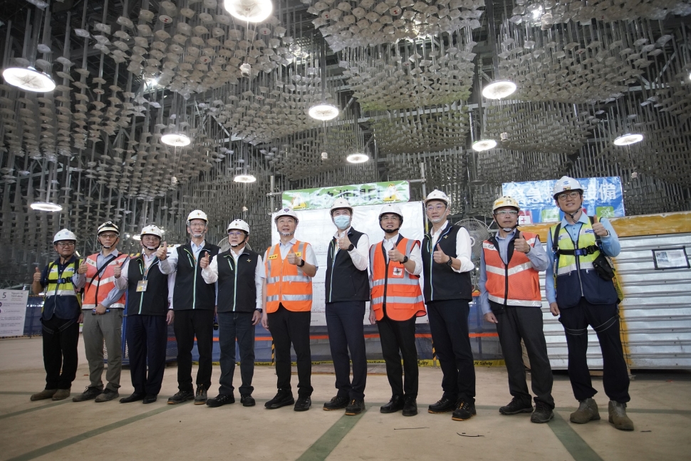 交通部長陳世凱視察第三航廈 期許桃園機場成為東亞樞紐機場