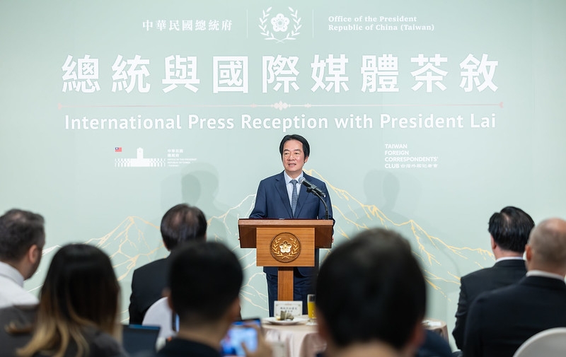 總統與國際媒體茶敘　盼世界更了解民主、自由、繁榮的臺灣