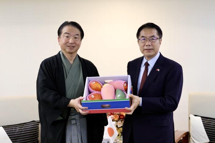 黃偉哲接見京都市議員及京都日台親善協會　盼深化多元交流