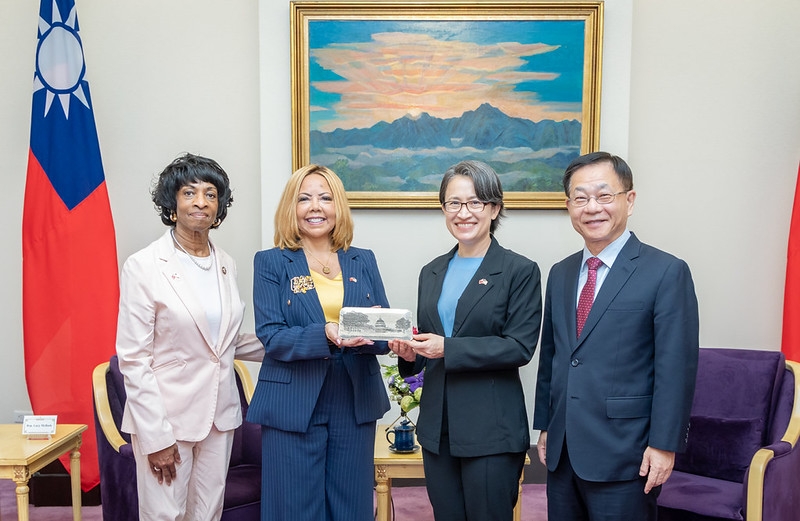 副總統接見美國聯邦眾議院訪團　盼深化臺美夥伴關係