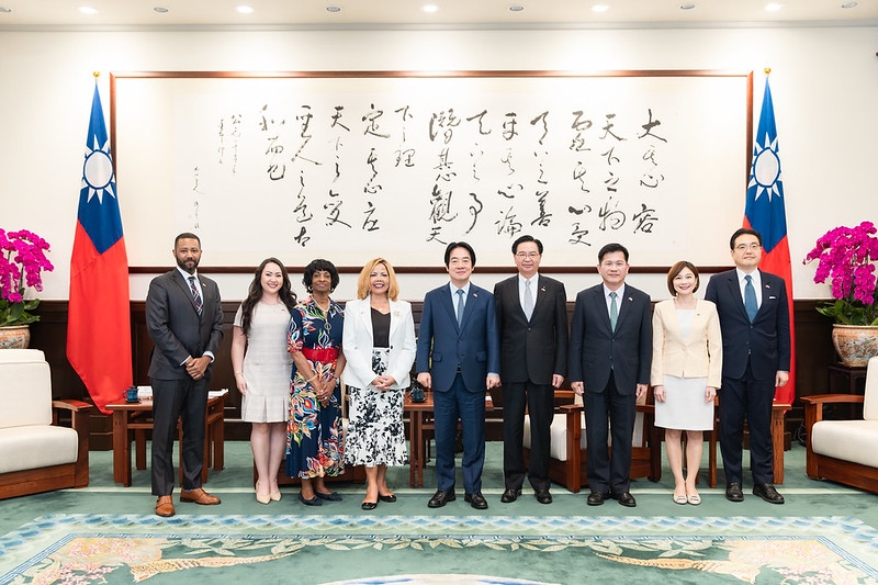 總統接見美國聯邦眾議院訪團　深化臺美科技合作