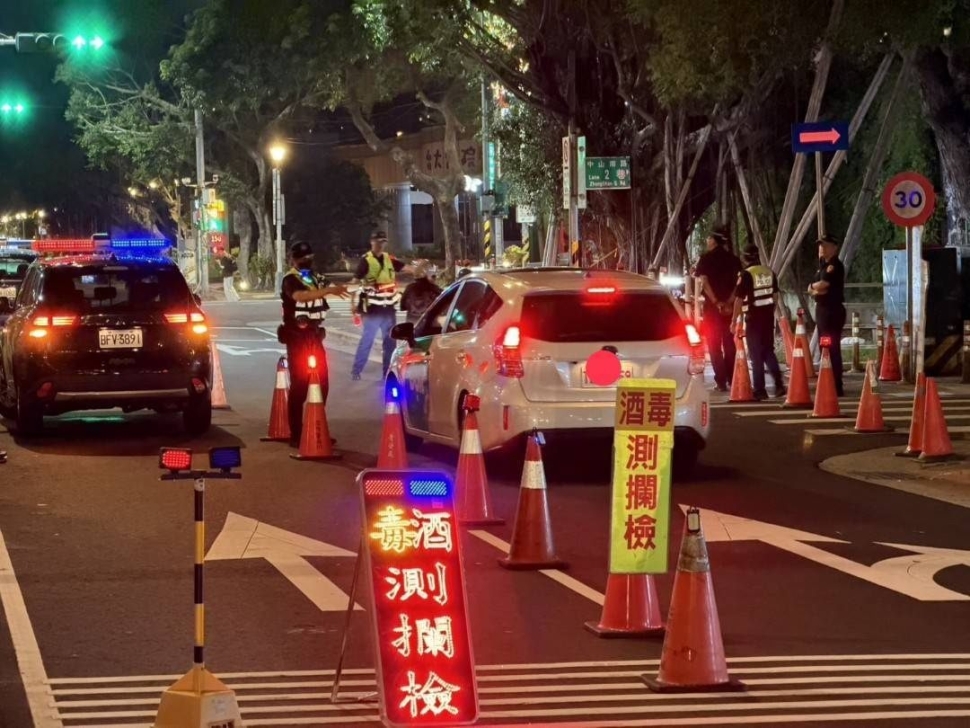 北市警執行全國毒駕取締專案 局長宣示鐵腕執法決心