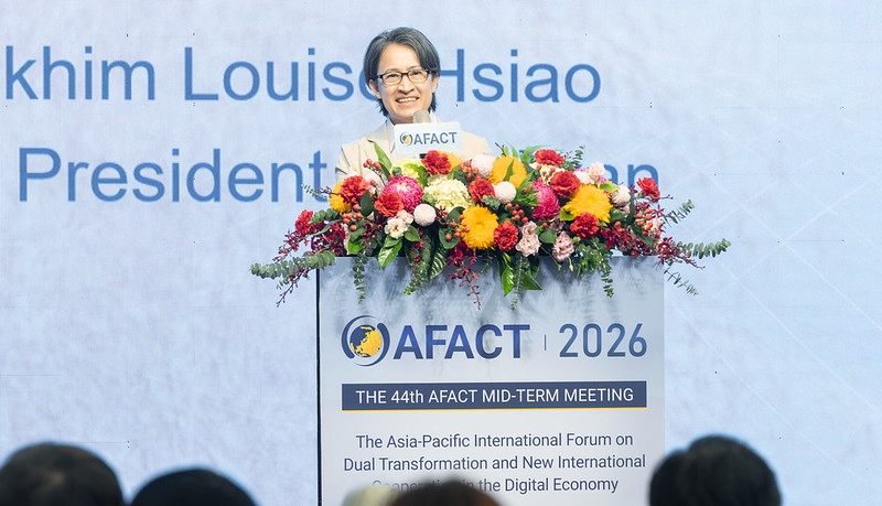 副總統出席AFACT國際論壇　盼推動數位與淨零轉型