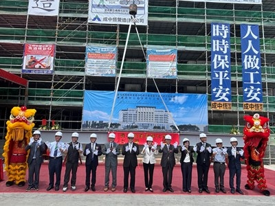 台中地區檢察大樓舉行上梁典禮