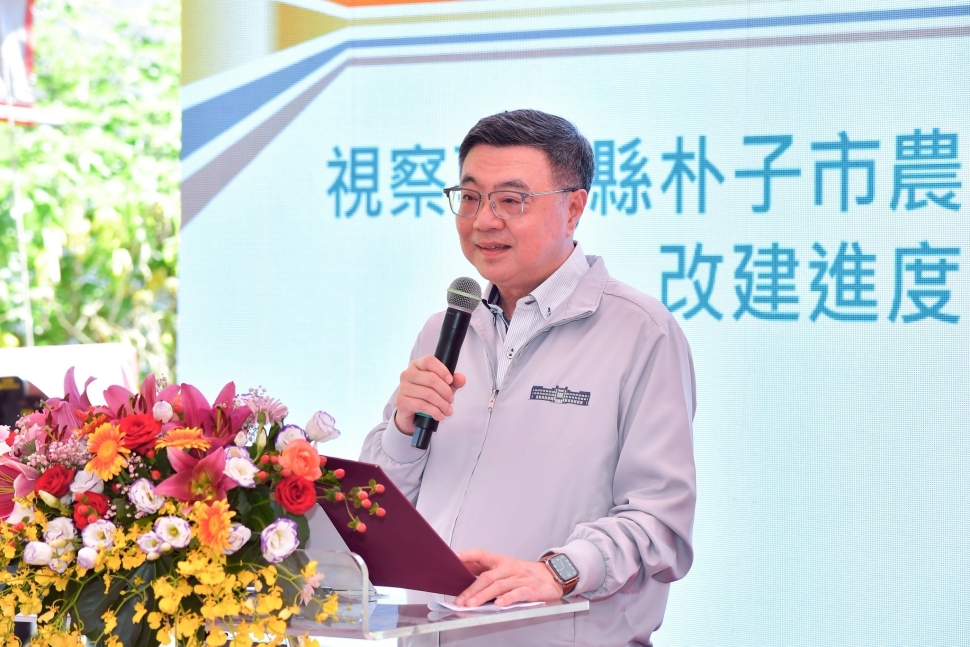 卓榮泰視察朴子肉品市場改建工程　拍板核定計畫經費