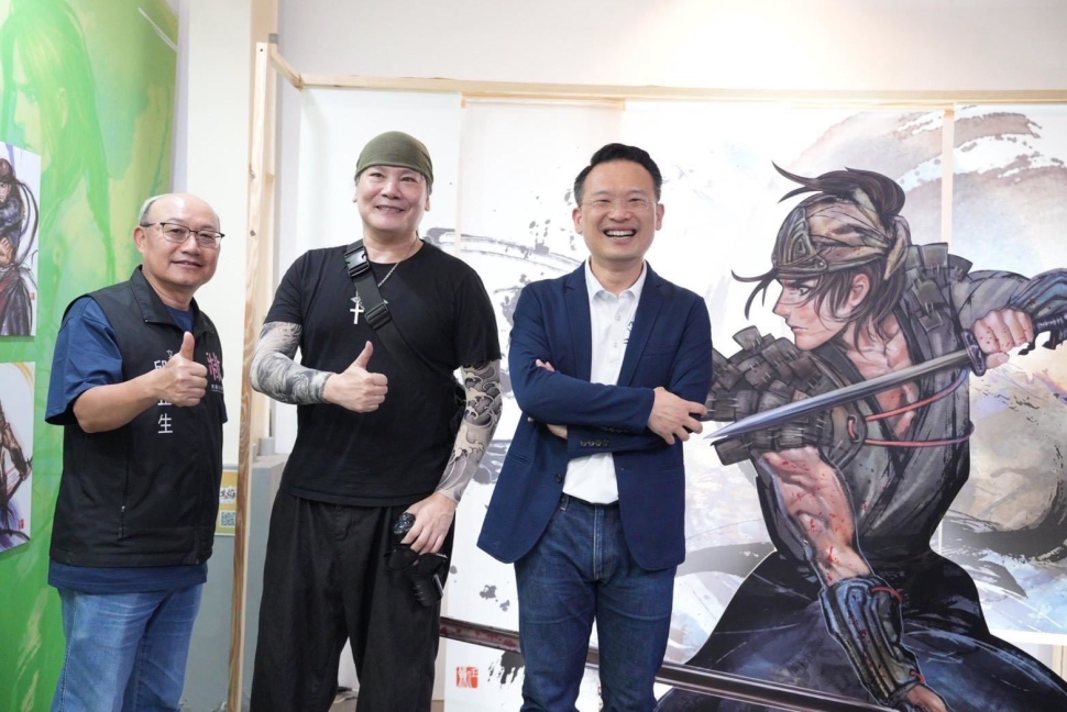 蘇俊賓出席桃園國際動漫大展　力挺原創創作
