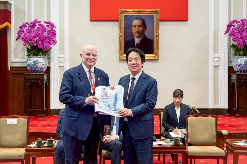 總統接見臺灣海洋國際論壇訪團　盼提升海洋韌性
