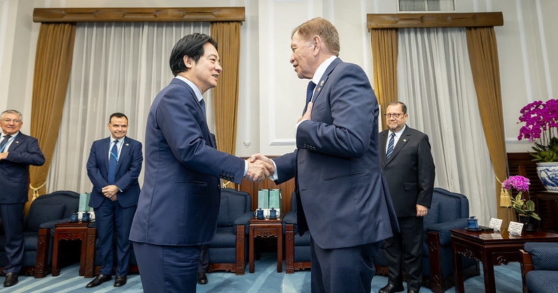 總統接見瓜地馬拉國會議長　攜手促進兩國及世界進步繁榮