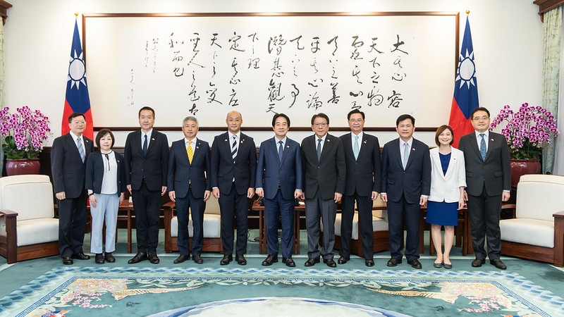 總統接見日本栃木縣日光市長　盼開創臺日更多合作成果　