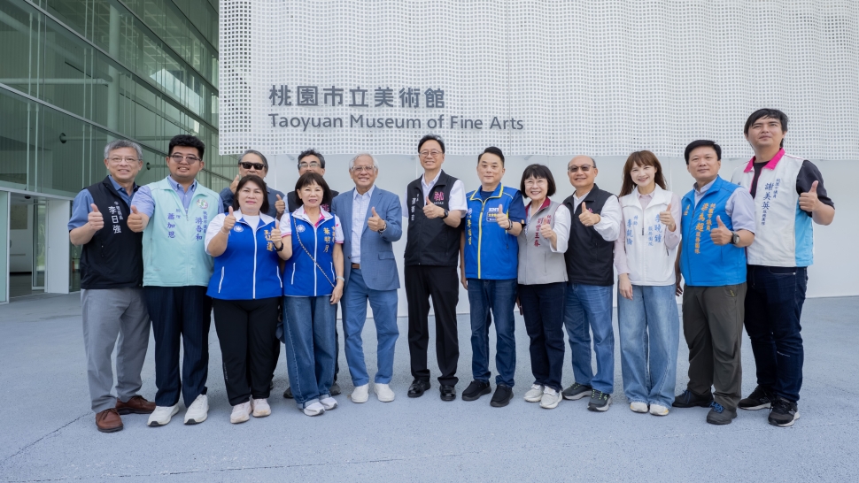 張善政出席桃美館空橋竣工　串聯大小美館打造文化新地標