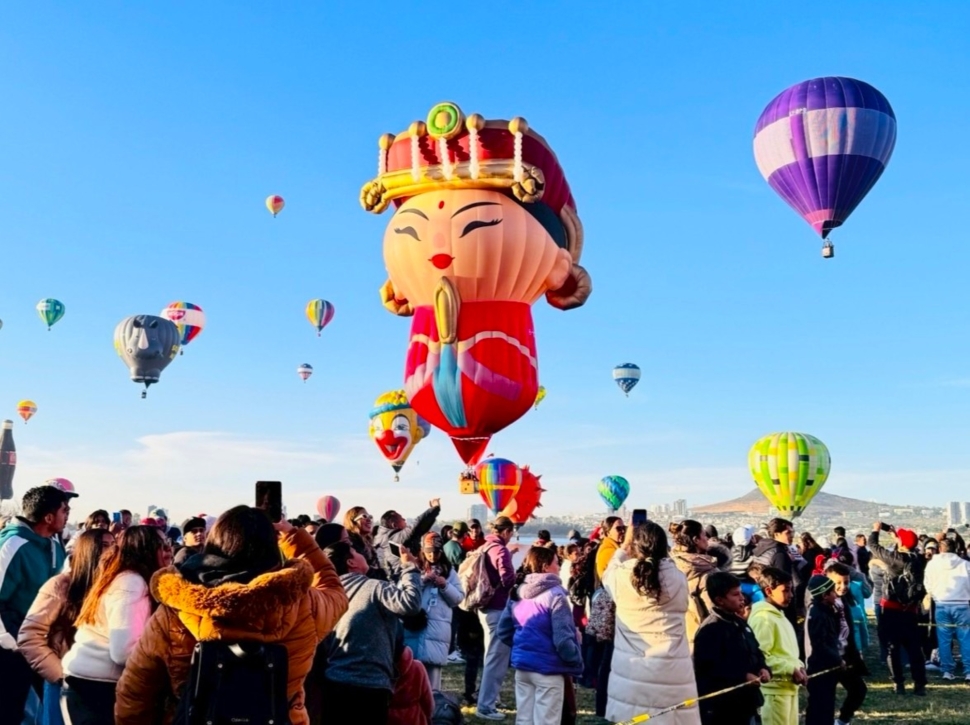 石岡熱氣球嘉年華　全球唯一媽祖熱氣球首飛