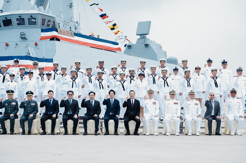 總統出席丹江軍艦成軍典禮　強調持續落實國防自主