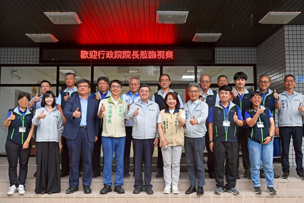 卓揆視察台電明潭發電廠　推動二次能源轉型與珍珠串計畫