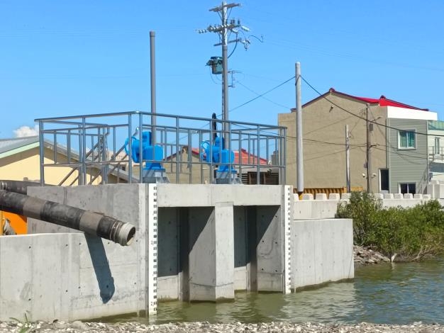 南市七股區13號水門改建完成　持續強化區域防洪量能