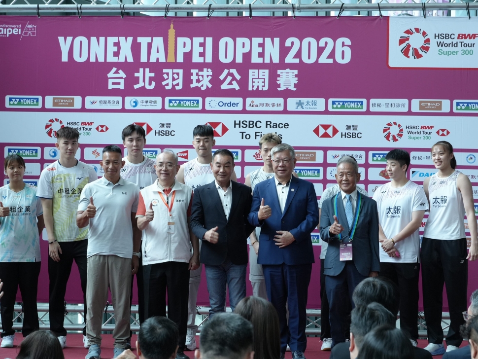 台北羽球公開賽登場　周天成挑戰第5冠、王齊麟／邱相榤挑戰二連霸