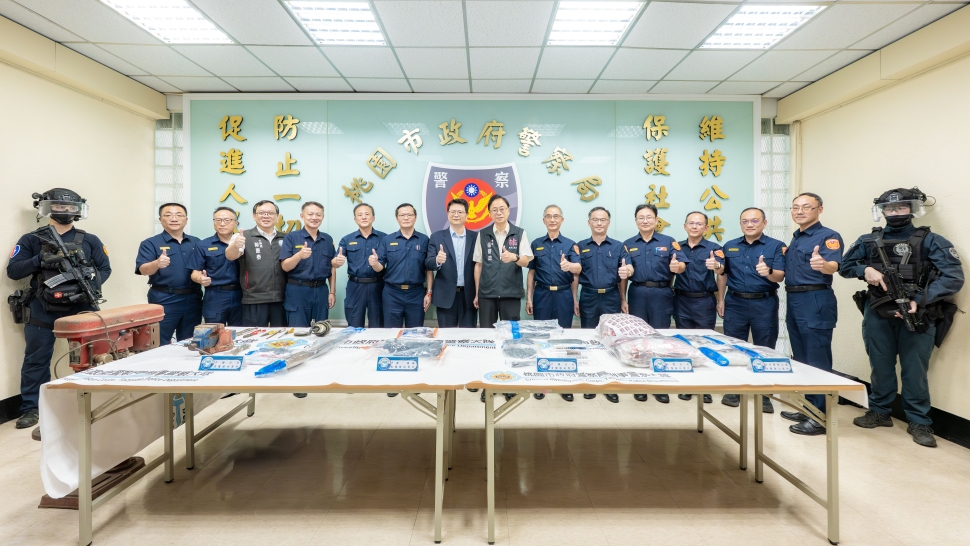 桃園雷霆除暴專案成果　張善政：持續強化查緝量能