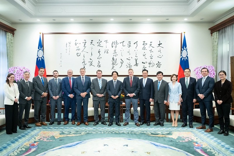 接見印太安全研究所訪團　總統盼與美國強化國防合作　為國際和平穩定貢獻更大力量