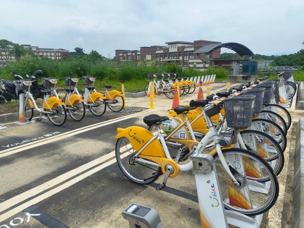 關廟湯山營區陸軍砲指部YouBike站正式啟用