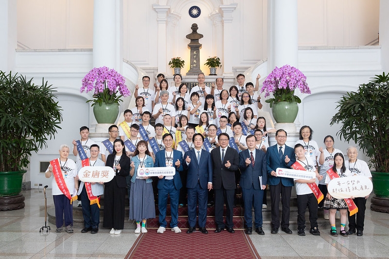 總統肯定金唐獎得獎者及入圍者　強調將提供更完整支持　讓唐寶寶安心生活