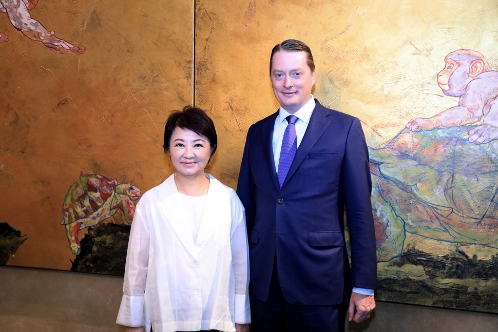 美國智庫布魯金斯研究院何瑞恩主任訪台中　盧秀燕盼深化台美交流