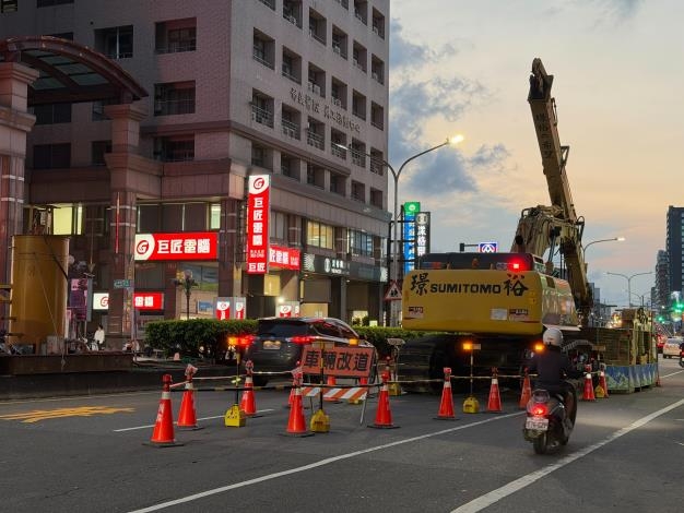 永康污水建設持續推進　中華路施工拚年底完成管線布設