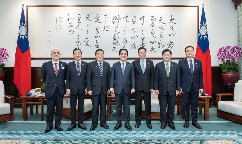 總統接見日本眾議員長島昭久　盼臺日強化國防及全社會防衛韌性