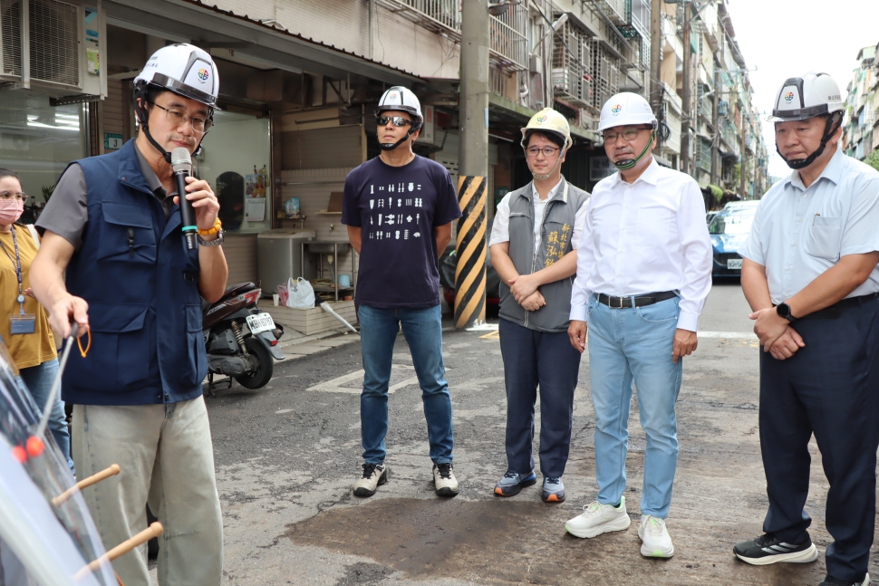 侯友宜視察鶯歌建設 打通道路更順暢