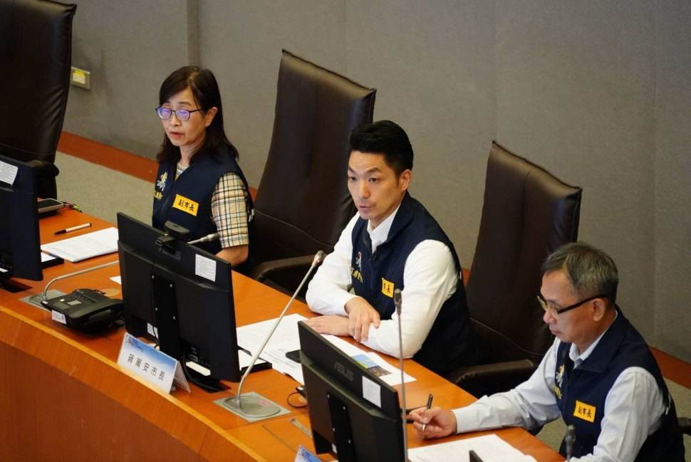 沙德爾颱風來襲 蔣萬安主持防颱整備會議 要求各局處落實防颱整備
