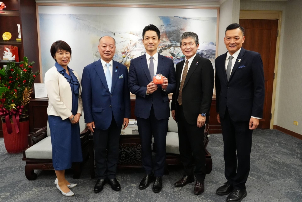 蔣萬安會晤自民黨眾議員高木啓　提三大領域盼臺日「共同成長」