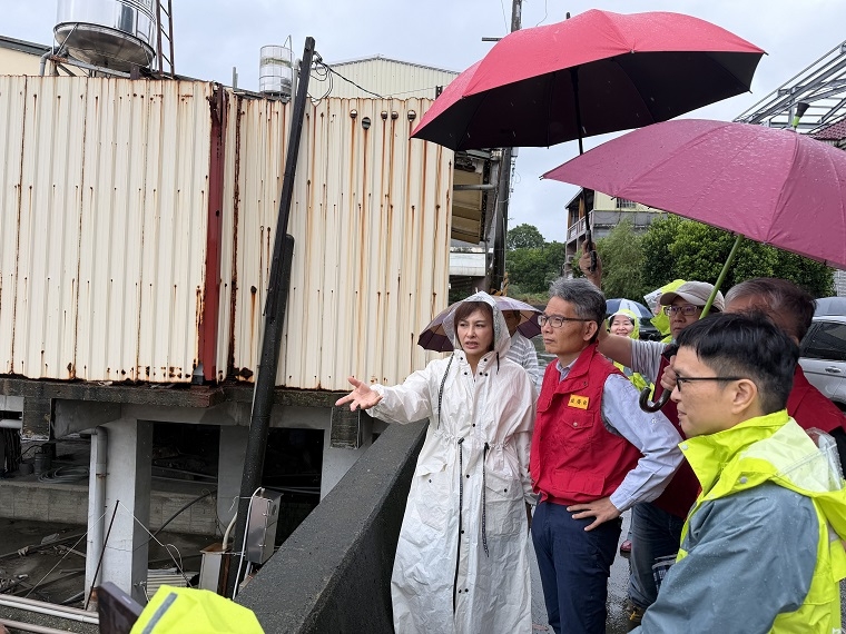 台南、高雄超大豪雨　經濟部賴次長南下視察　中央地方攜手強化防洪韌性