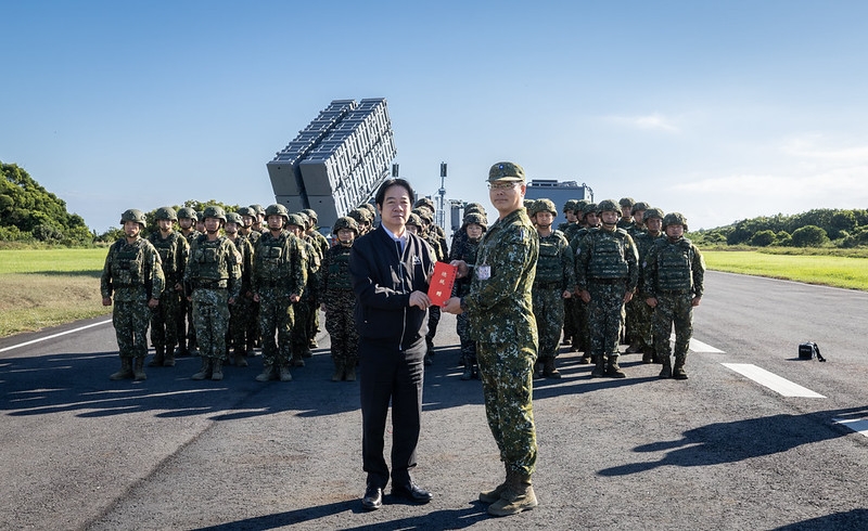 總統視導三軍聯合精準飛彈射擊　強化戰備捍衛國家安全