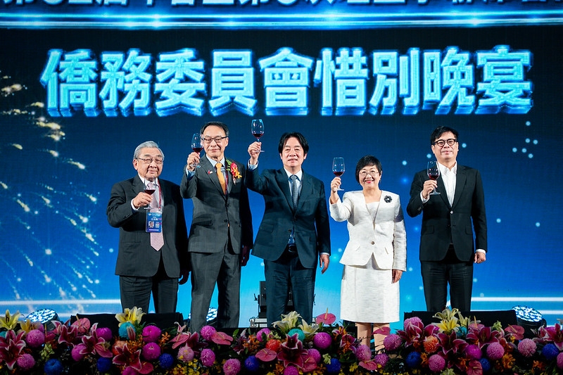 總統：攜手全球臺商持續走向世界　讓臺灣成為全球繁榮重要推手