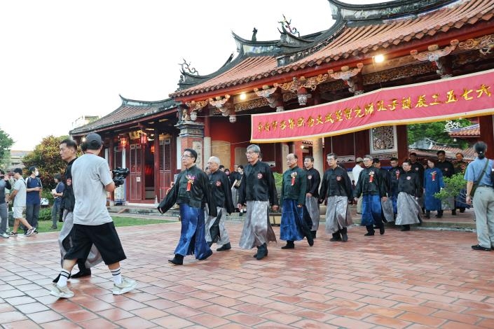 台南孔廟秋祭依循古禮登場 黃偉哲盼傳承文化與尊師重道精神