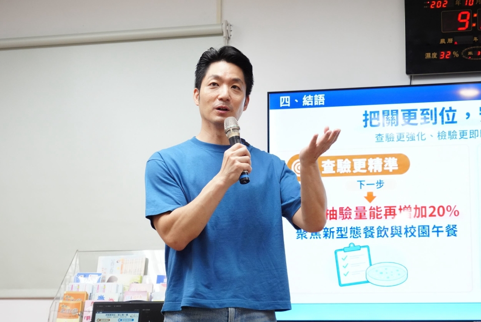 北市成立大規模食因性檢驗編組　蔣萬安：食安保障持續往前推進