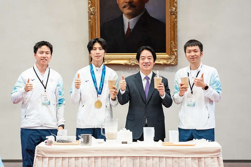 賴清德接見亞運代表團　肯定選手國際賽事表現、政府持續支持體育發展