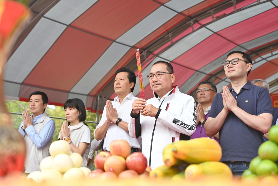 白匏湖生態園區暨資源循環中心動工　侯友宜盼打造永續親水空間