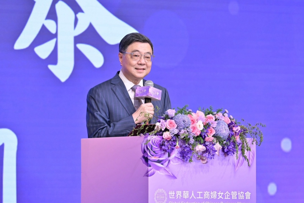 卓榮泰出席世華總會會長交接典禮　期許女性企業家持續發揮影響力、成為臺灣與世界經貿重要橋梁
