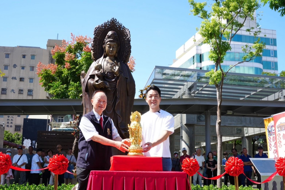 臺北艋舺公園改造完成正式啟用　蔣萬安：結合歷史文化與商圈活絡萬華發展