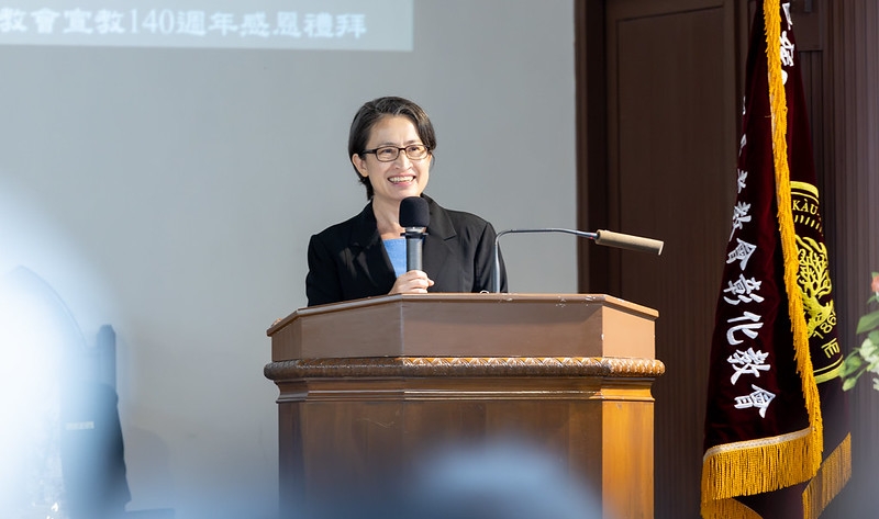 彰化教會宣教140週年　蕭美琴出席感恩禮拜盼臺灣的光照向世界